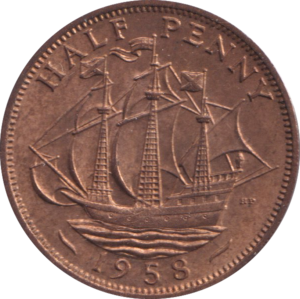 1958 HALFPENNY ( BU )