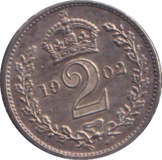 1902 MAUNDY TWOPENCE ( MATT PROOF ) (Copy)