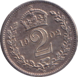 1902 MAUNDY TWOPENCE ( MATT PROOF ) (Copy)