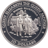 1994 SILVER PROOF TEN DOLLAR BANK OF NAURU
