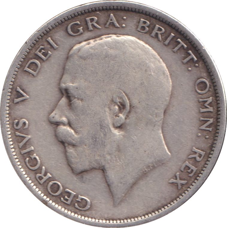 1919 HALFCROWN ( FINE )