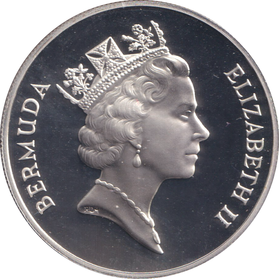 1996 SILVER PROOF TWO DOLLAR BERMUDA