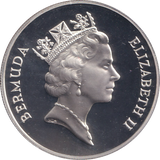 1996 SILVER PROOF TWO DOLLAR BERMUDA