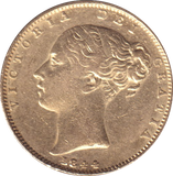 1844 GOLD SOVEREIGN ( GVF )