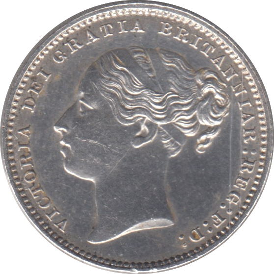 1880 SHILLING ( AUNC )