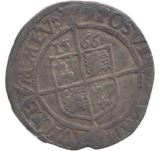 1566 ELIZABETH I SIXPENCE