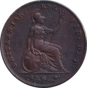 1859 FARTHING ( AUNC )