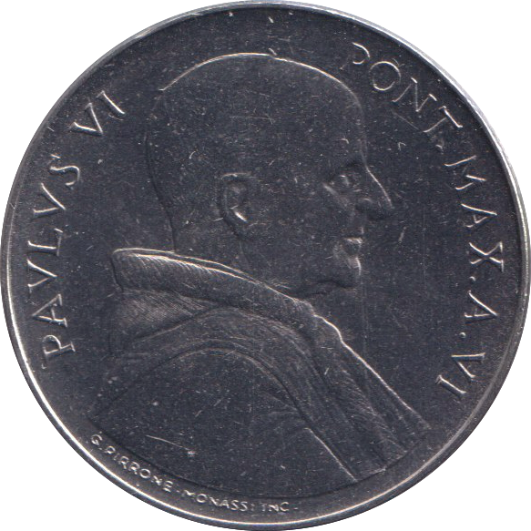 1968 50 LIRE VATICAN