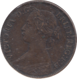 1862 FARTHING ( VF )