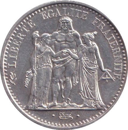 1968 SILVER 10 FRANC FRANCE