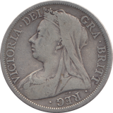 1900 HALFCROWN ( FINE )