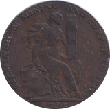 1792 BIRMINGHAM HALFPENNY TOKEN