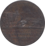 1797 MIDDLESEX HALFPENNY TOKEN