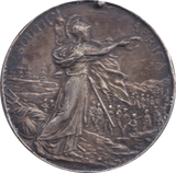1902 SILVER QUEEN VICTORIA MEDALLION SOUTH AFRICA