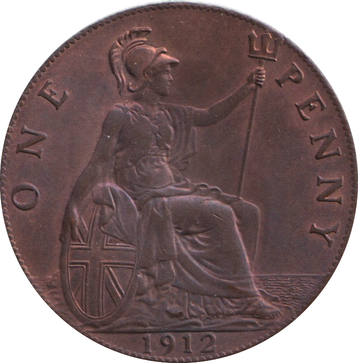 1912 PENNY ( EF )