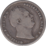 1834 SIXPENCE ( FINE )