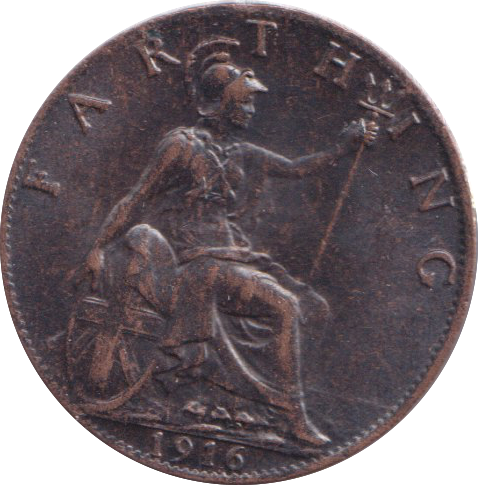 1916 FARTHING ( EF )