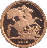 2016 GOLD QUARTER SOVEREIGN ( PROOF )