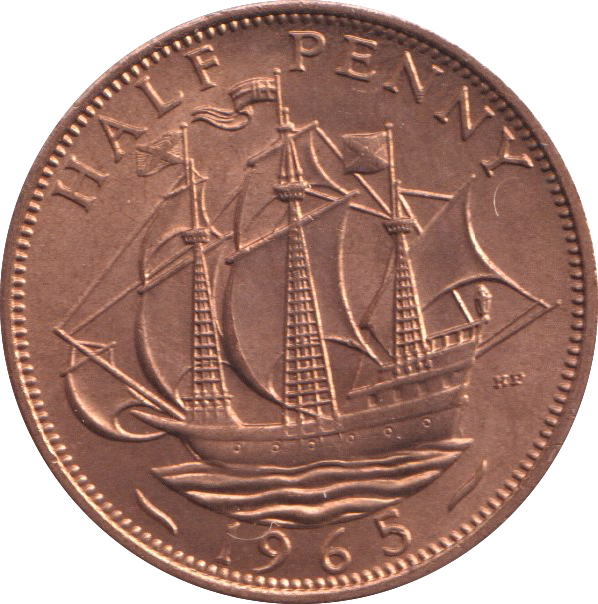 1965 HALFPENNY ( BU )