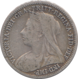 1901 THREEPENCE ( FINE )