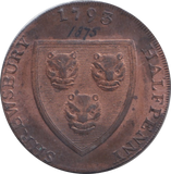 1793 SHREWSBURY HALFPENNY TOKEN