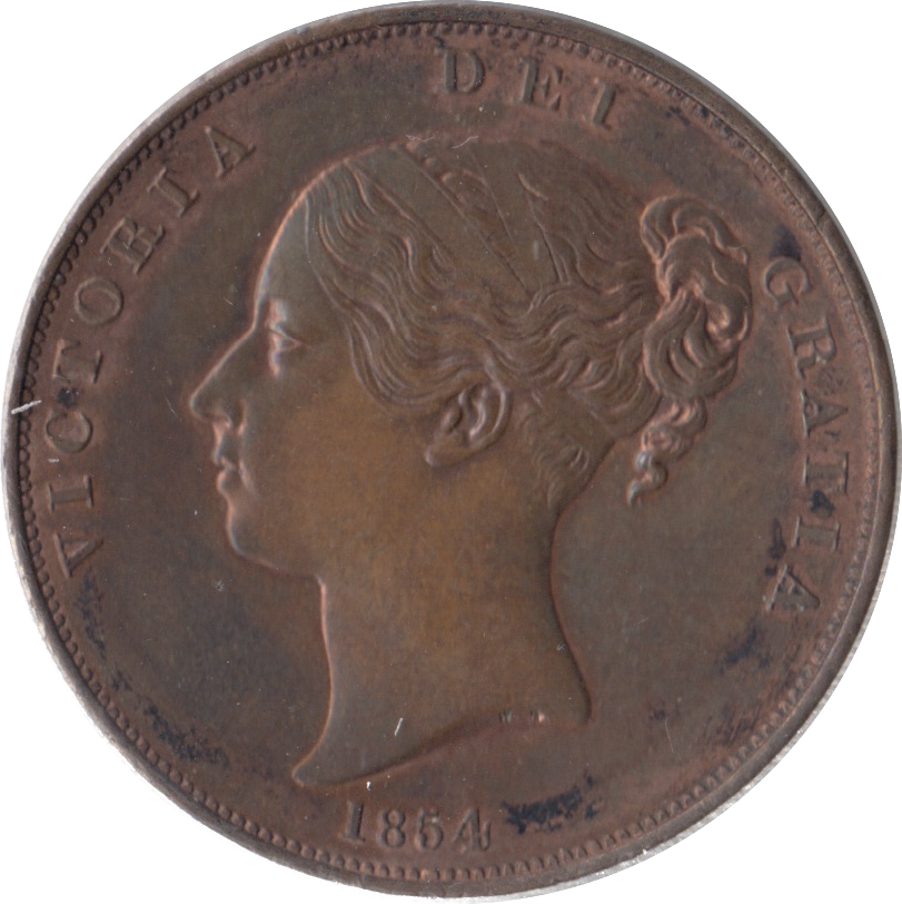 1854 PENNY ( AUNC )