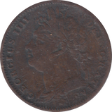 1825 FARTHING ( FINE )