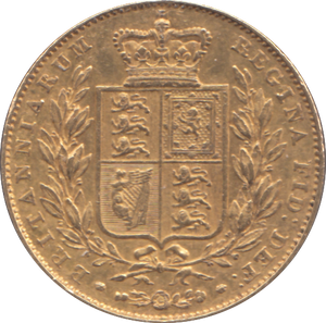 1842 GOLD SOVEREIGN ( EF )