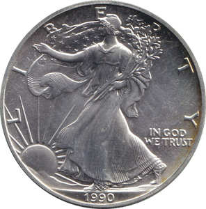 1990 SILVER DOLLAR USA