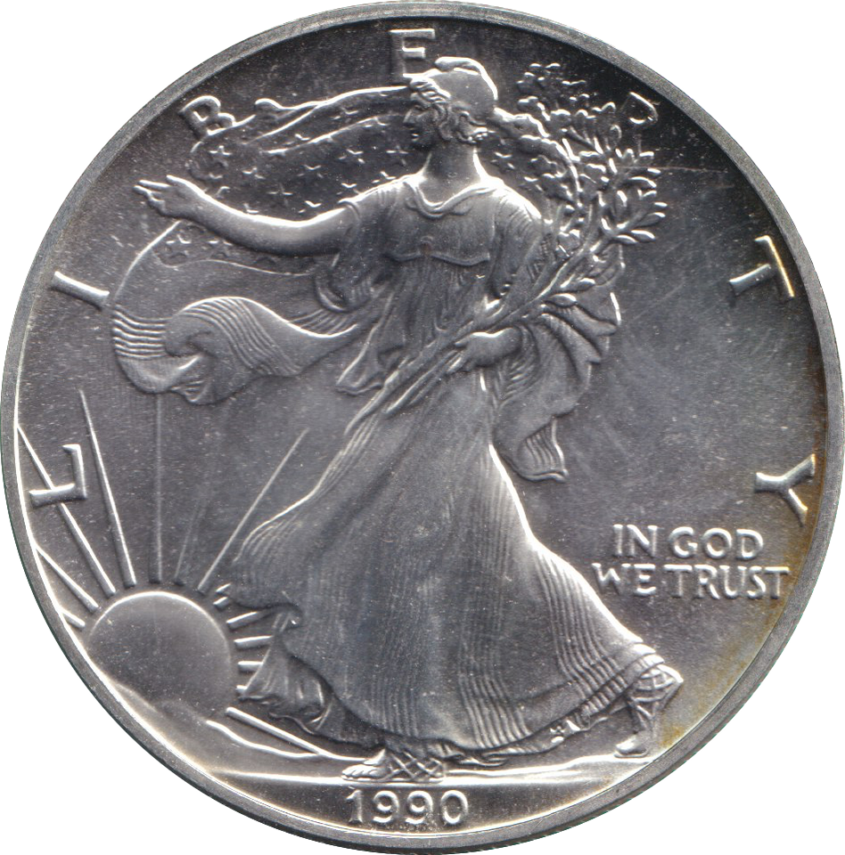 1990 SILVER DOLLAR USA