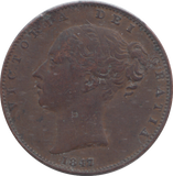 1847 FARTHING ( GVF )