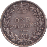 1885 SHILLING ( VF )