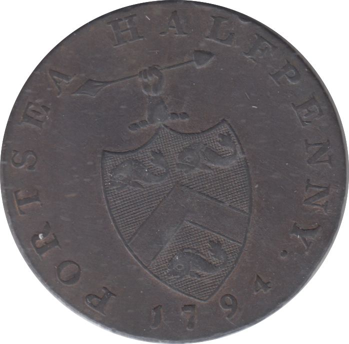 1794 PORTSEA HALFPENNY TOKEN