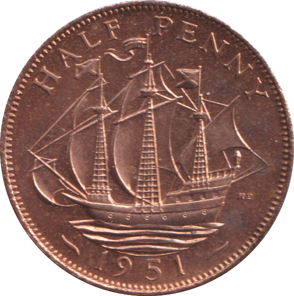 1951 HALFPENNY ( PROOF )