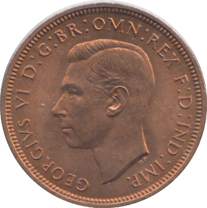 1937 HALFPENNY ( UNC ) 2