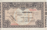 1937 25 PESTAS BANKNOTE SPAIN REF-1630