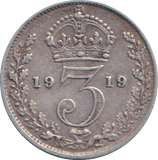 1919 THREEPENCE ( GF )