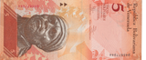 2014 VENEZUELA 5 BOLIVARES BANKNOTE REF-1854