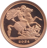 2024 GOLD QUARTER SOVEREIGN ( PROOF )