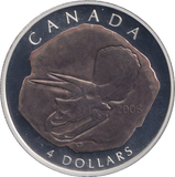 2008 SILVER PROOF 4 DOLLARS CANADA
