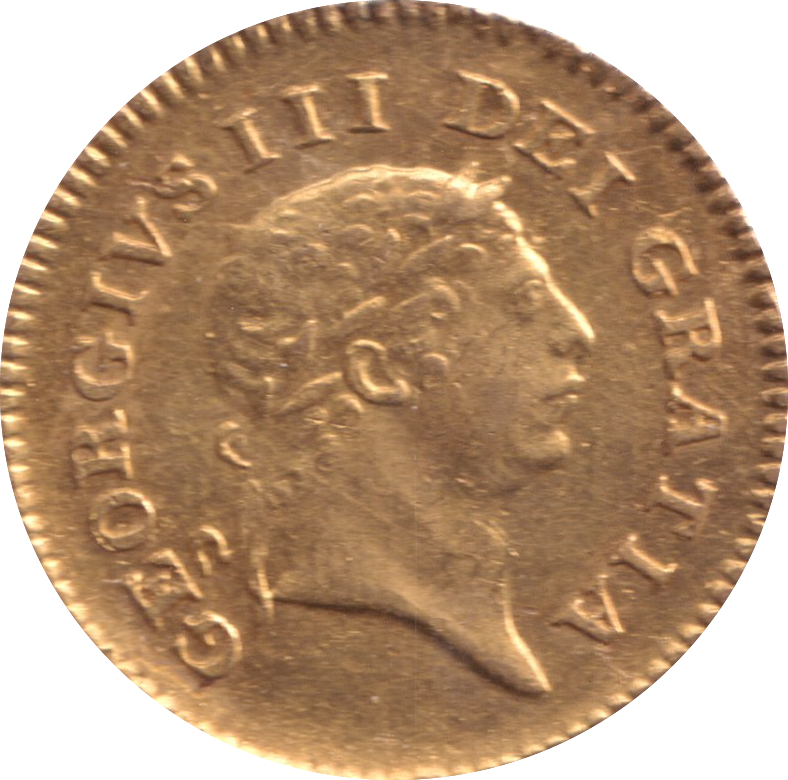 1806 GOLD THIRD GUINEA ( EF )