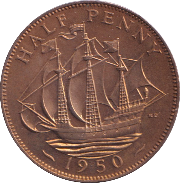 1950 HALFPENNY ( PROOF )