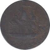 1791 HULL HALFPENNY TOKEN