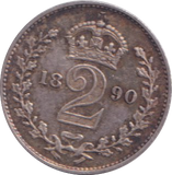 1890 MAUNDY TWOPENCE ( EF )