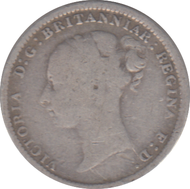1885 THREEPENCE ( FINE )