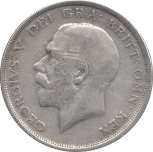 1918 HALFCROWN ( FINE )