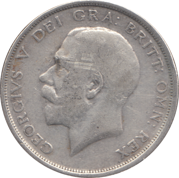 1918 HALFCROWN ( FINE )