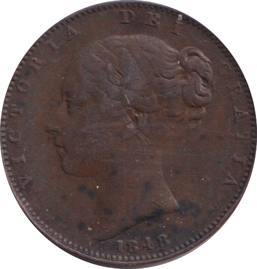 1848 FARTHING ( GVF )