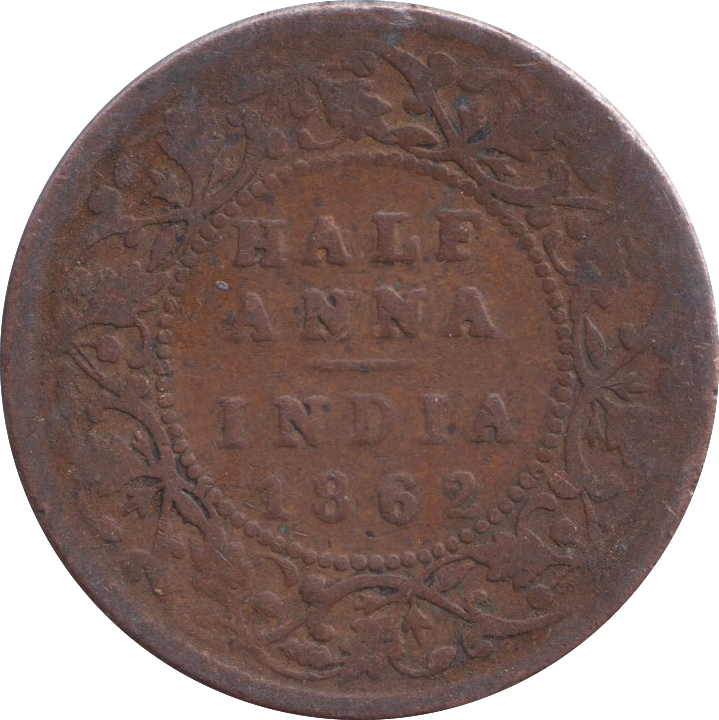 1862 TWO ANNA INDIA