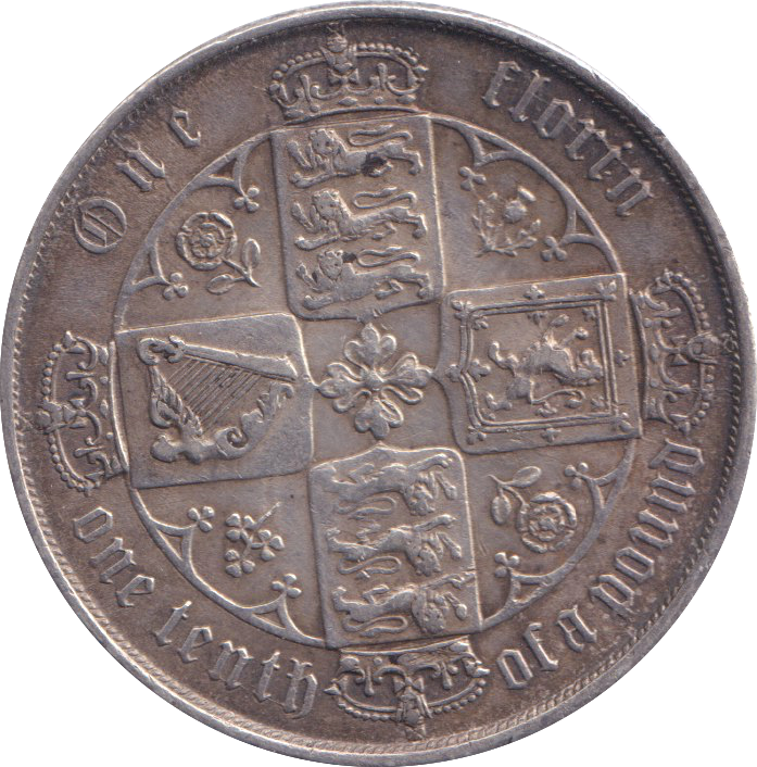 1872 FLORIN ( GVF )
